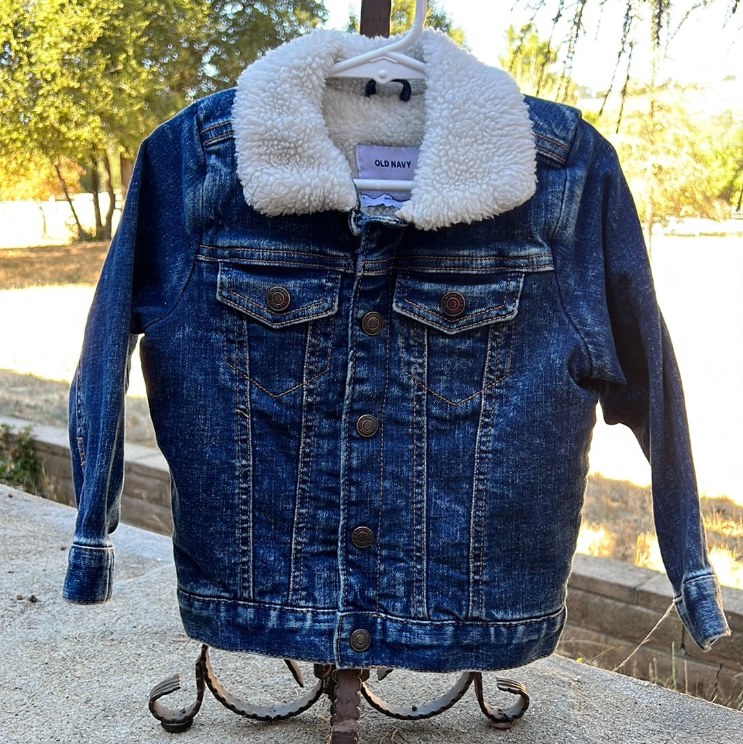 Kids 3T Upcycled Jean Jacket